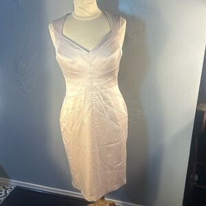 Shiny cream dress by jessica Simpson Size 8